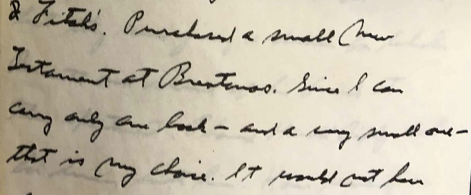 Lindbergh diary April 3, 1944 - New Testament